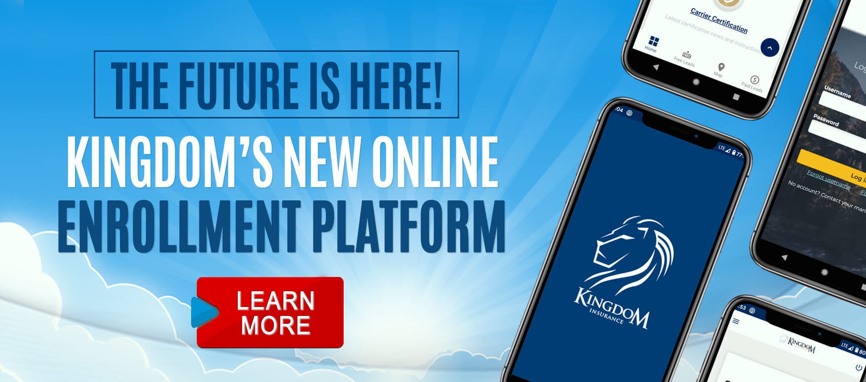 Sign up now for Kingdom's new enrollment platform!